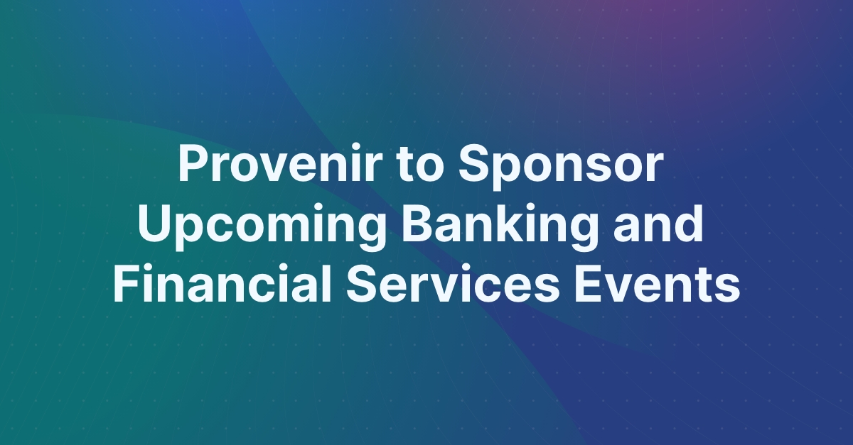 provenir sponsored event